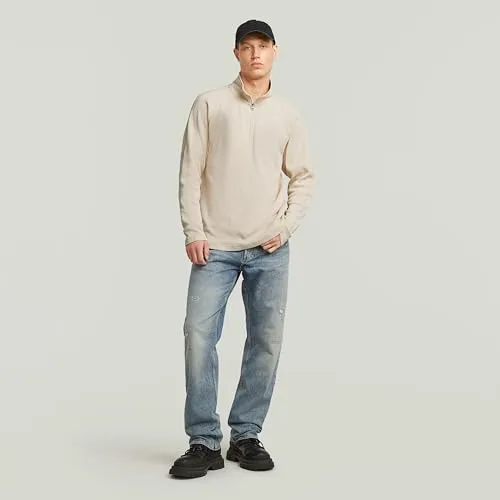 G-STAR ▫️ Camisola Tweeter Half Zip R T para homem 6