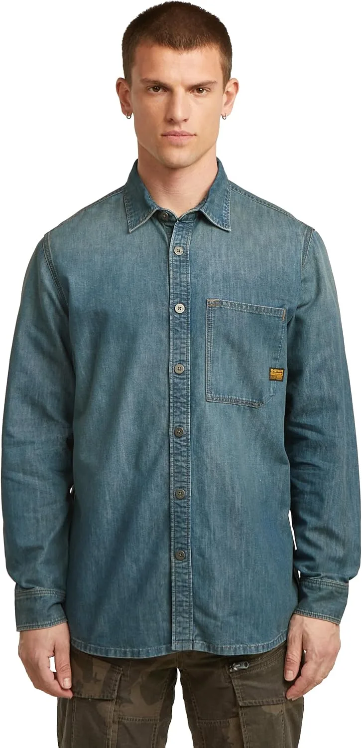 G-STAR ▫️ Camisa Regular de manga comprida, 1 peça