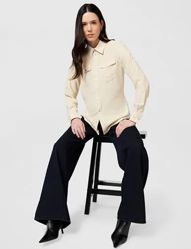 G-STAR ▫️ Slim Western LS Shirt Wmn Camiseta para mulher 2