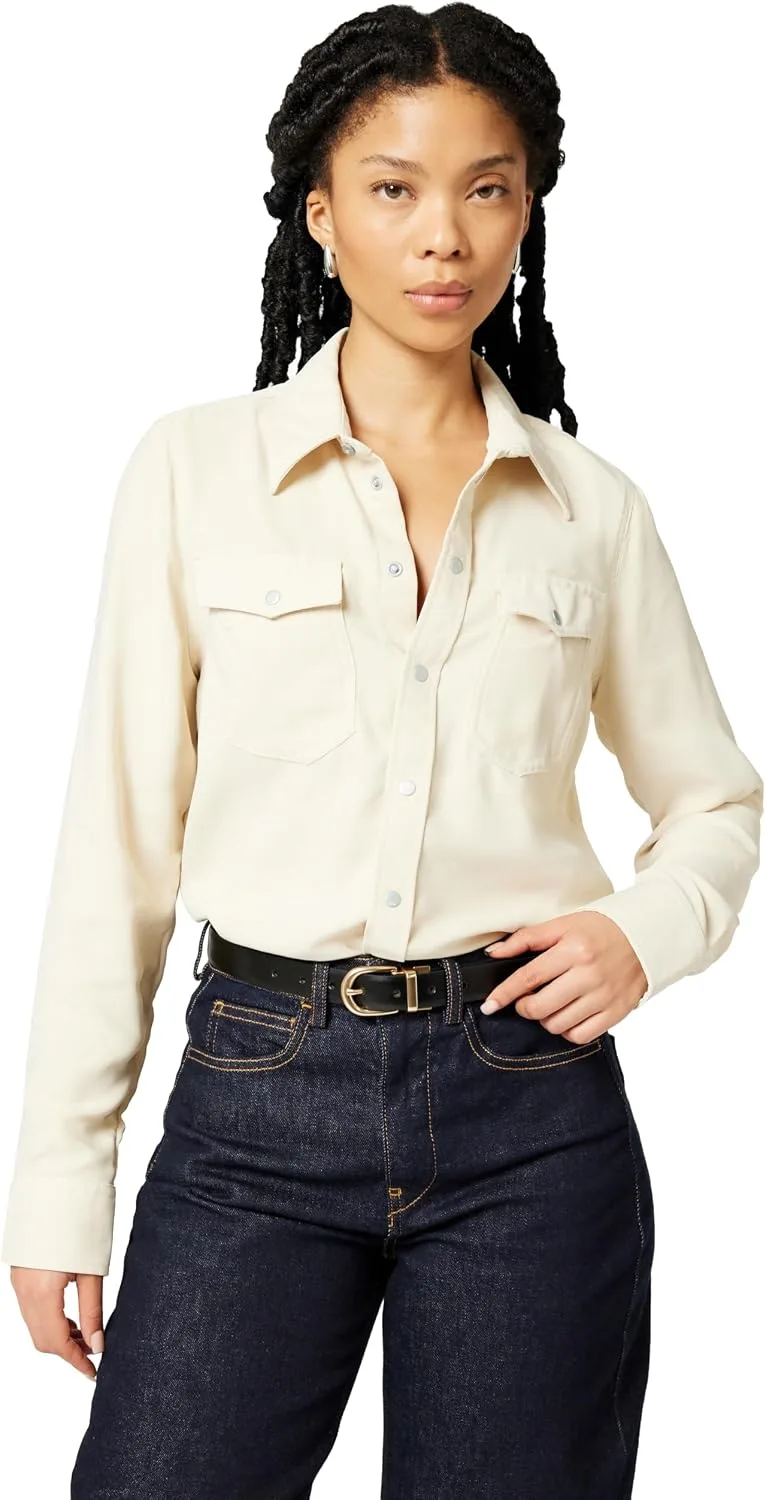 G-STAR ▫️ Slim Western LS Shirt Wmn Camiseta para mulher