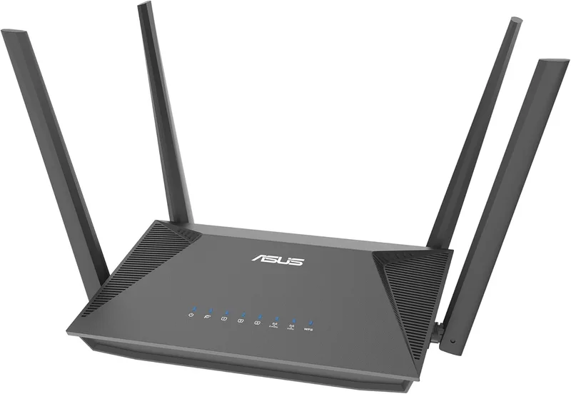 ASUS ▫️ RT-AX52 Pro (AX3000) - Router extensível WiFi 6 de banda dupla, proteção instantânea, programação de controlo parental, VPN incorporada, compatível com AiMesh