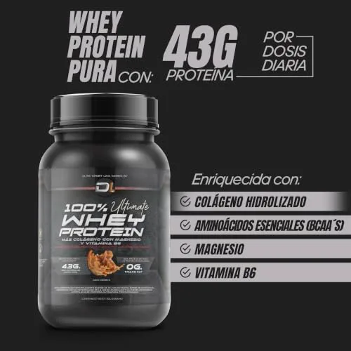 Healthy FUSION ▫️ Proteína de soro de leite | Proteína em pó com colagénio, magnésio e aminoácidos | Aumenta a massa muscular | Apoia o desenvolvimento e a recuperação muscular | Proteína de fácil digestão | Sabor a caramelo 1 kg 2