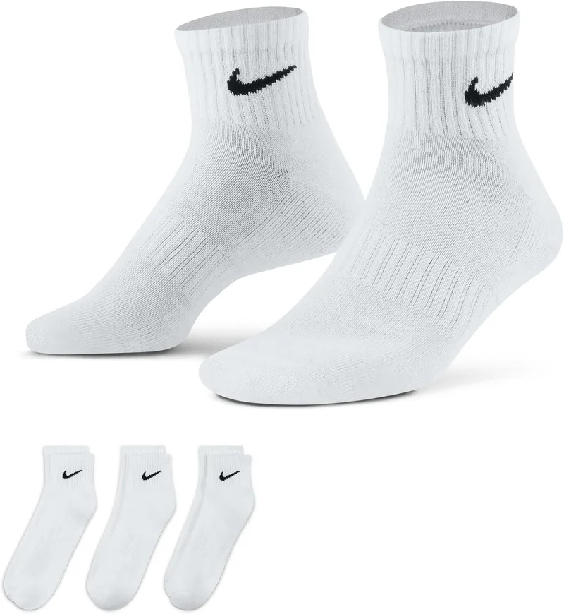 NIKE ▫️ Herren Everyday Cushion Ankle Socken, 3º pacote