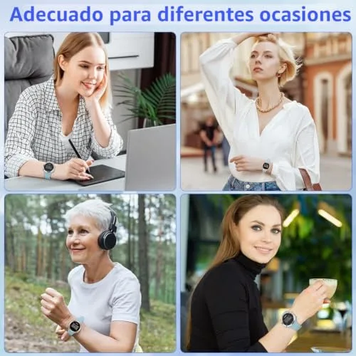 OFFCUP ▫️ Relógio para mulher com bracelete de silicone, relógios desportivos com LED, relógios digitais para mulher com alarme, luz LED e data, relógio de pulso para atividades ao ar livre, ideal para estudantes e meninas 7