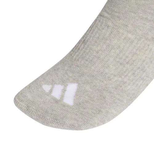 adidas ▫️ Unissexo MEIAS DESPORTIVAS DE CANO MÉDIO COM ALCANDO 3 STRIPES (3 PARES) 4