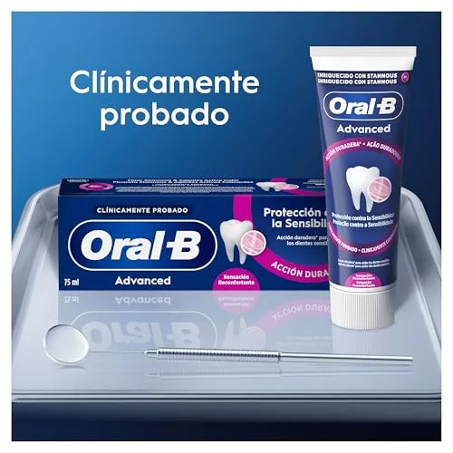 Oral-B ▫️ Pasta de dentes Advanced Proteção contra a Sensibilidade, 2x75 ml 3