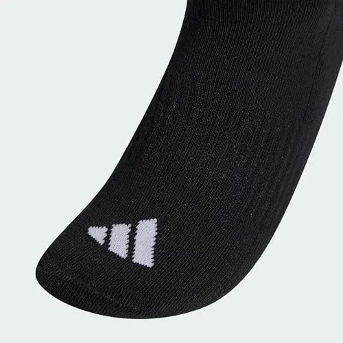 adidas ▫️ Unisexo - Conjunto de 3 pares de meias clássicas com as 3 faixas e amortecimento 4