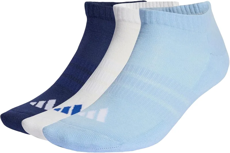 adidas ▫️ Meias Unisex Essentials Padded Low Top Socks (3 pares)