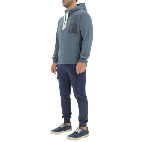 Jeep ▫️ Camisola com capuz e fecho completo J Man, com bolsos laterais - Estampado «Mountain Sunsets» e estampado no pulso J24s - Camisola para homem 3
