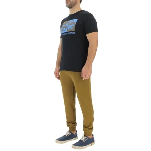 Jeep ▫️ Calças de treino J Man com estampado no bolso traseiro pequeno, tamanho S, modelo J24s - Calças de homem 2