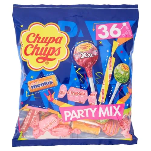 Chupa Chups ▫️ Party Mix, Doces e Caramelos de Sabores Variados - Saco de 400 g (Embalagem de 2) 2
