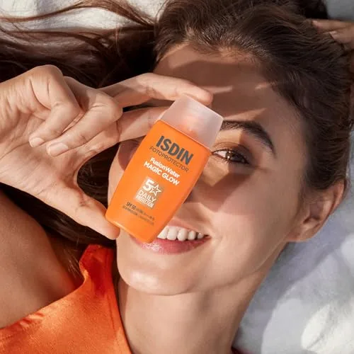 ISDIN ▫️ Fusion Water MAGIC Glow FPS 50 50 ml – Protetor solar facial com efeito Glow 2