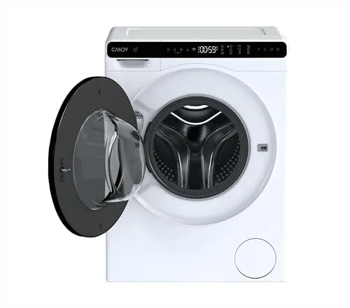 CANDY ▫️ ProWash 700 Mini CW50-BP12307U1-S Máquina de lavar roupa 5 kg, 1200 RPM, Ecrã digital, Conectividade Wi-Fi, 12 ciclos, Inverter, Arranque diferido de 24 horas, Bloqueio parental, Detetor de peso, 69 dB, Branco 3