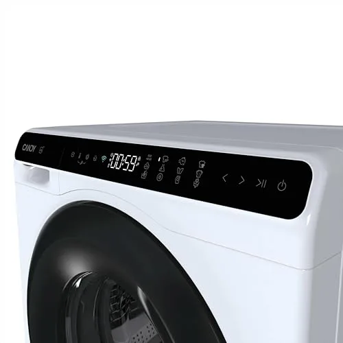 CANDY ▫️ ProWash 700 Mini CW50-BP12307U1-S Máquina de lavar roupa 5 kg, 1200 RPM, Ecrã digital, Conectividade Wi-Fi, 12 ciclos, Inverter, Arranque diferido de 24 horas, Bloqueio parental, Detetor de peso, 69 dB, Branco 5