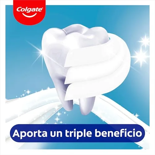 Colgate ▫️ Triple Accion Xtra White, Pasta de dentes, Embalagem de 12 x 75 ml 5