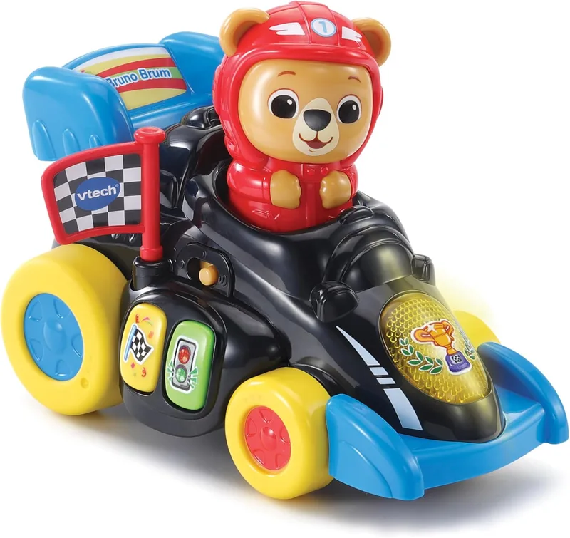 VTech ▫️ Baby Bruno Brum-Brum, brinquedo interativo para gatinhar e aprender, sons, canções e movimentos, brinquedo educativo para bebés a partir dos 12 meses, versão ESP