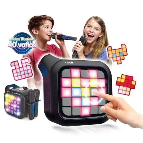 VTech ▫️ Karaoke Light Party Duo Disco Edition, Karaoke Portátil 2