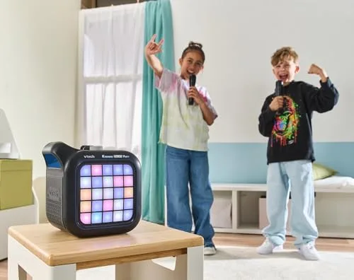 VTech ▫️ Karaoke Light Party Duo Disco Edition, Karaoke Portátil 3