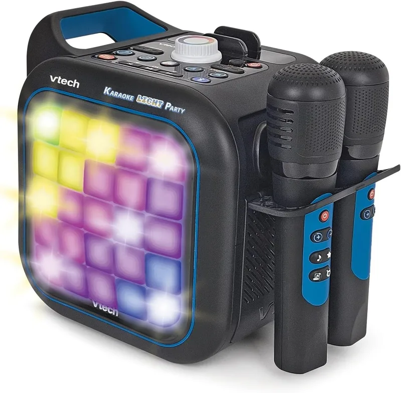 VTech ▫️ Karaoke Light Party Duo Disco Edition, Karaoke Portátil