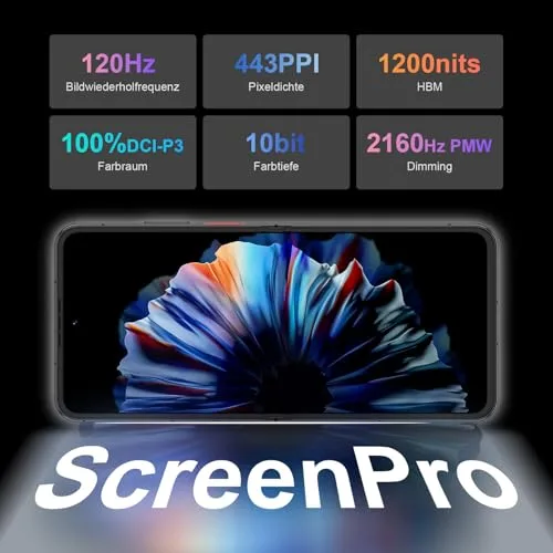 nubia ▫️ ZTE Flip 2 5G, smartphone dobrável com IA, 8 GB + 256 GB, Ecrã FHD+ AMOLED de 6,9" a 120 Hz, Câmara de 50 MP, Bateria de 4325 mAh, Carregamento rápido de 33 W, Android 14, Inclui capa, Preto 6