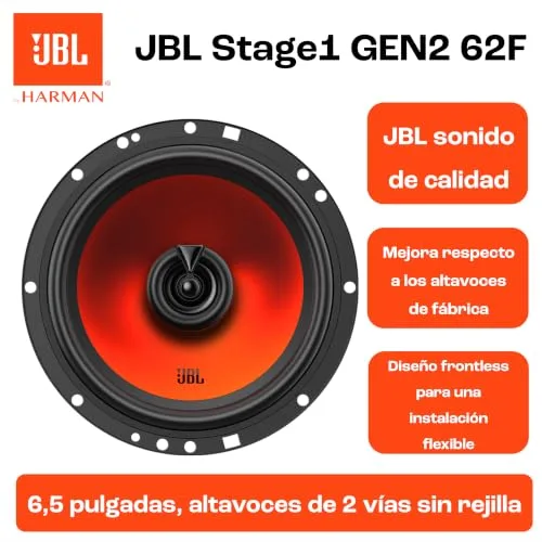 JBL ▫️ Stage1 62F Gen2 6,5 in / 16,5 cm Altifalantes coaxiais para automóvel 5