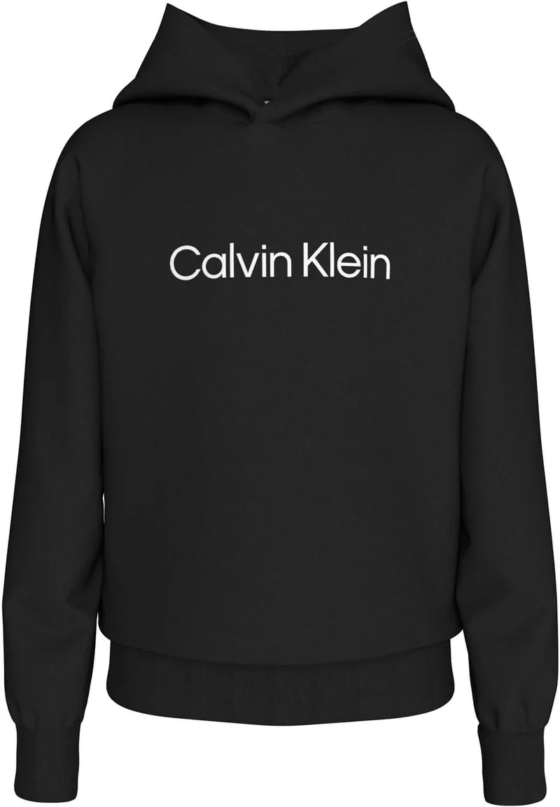 Calvin Klein ▫️ Inst. Logo Reg. Terry Hoodie Iu0iu00679 Unisex Adult Hoodie