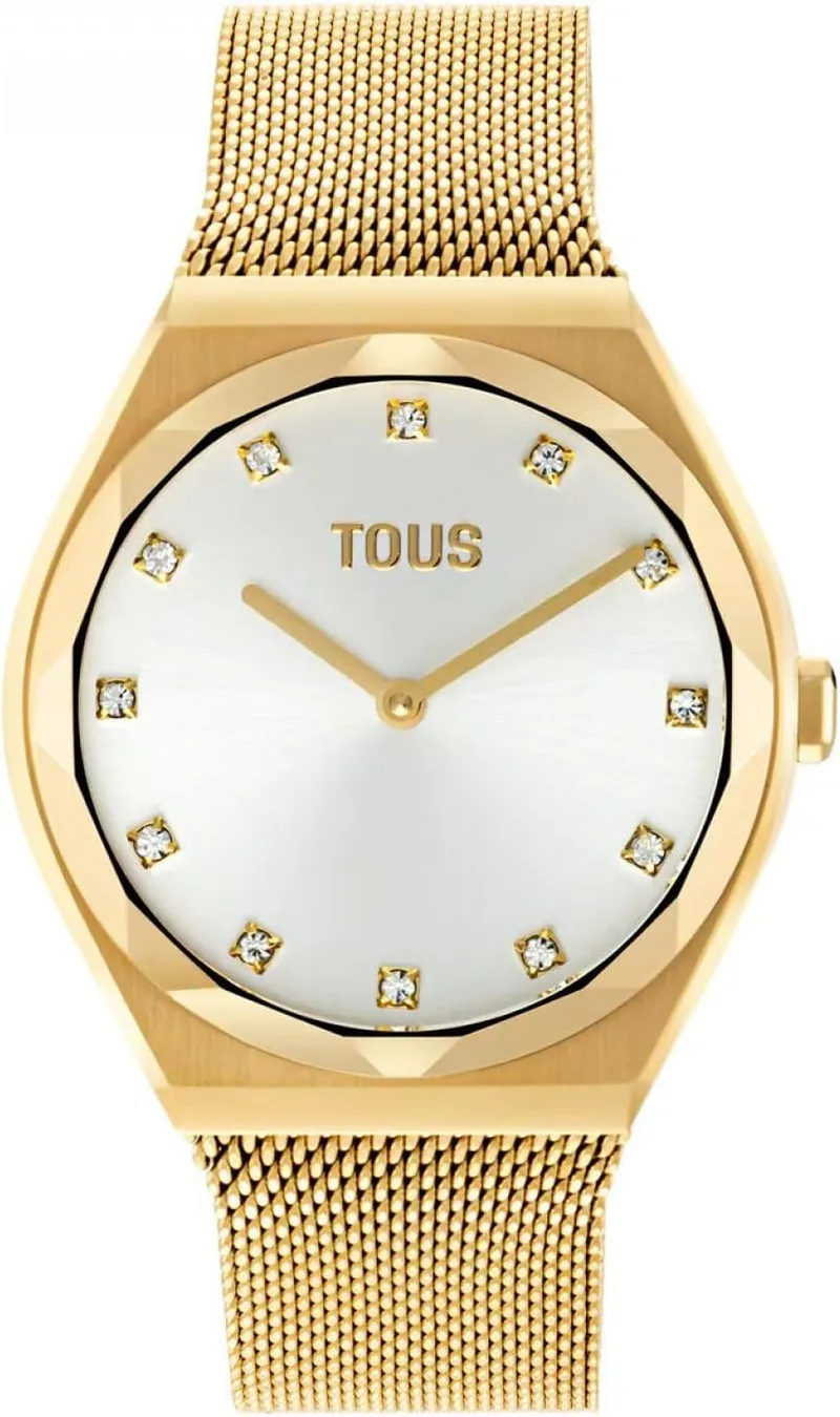 TOUS ▫️ Relógio de malha redonda de todos os quilates 3000139800 Aço