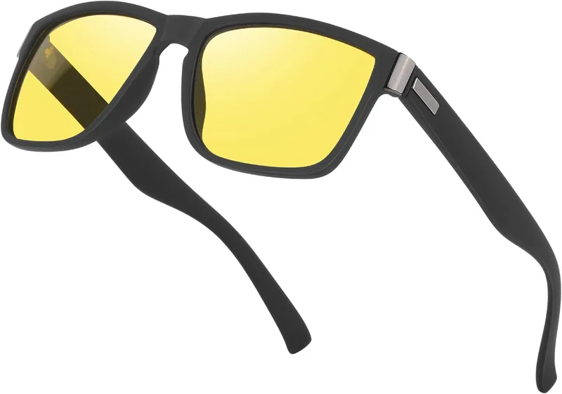 Farrobor ▫️ Óculos de sol para homens Óculos de sol polarizados Óculos de sol clássicos Óculos de sol quadrados Óculos de sol para homens e mulheres Óculos de sol para condução Corrida Proteção UV400