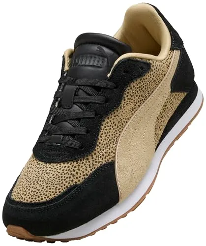 PUMA ▫️ ST Miler Rose TOPCAT - Ténis para mulher, cor preta e amêndoa torrada, tamanho 7, cor «goma de mascar de amêndoa torrada e preta», 40,5 EU 5