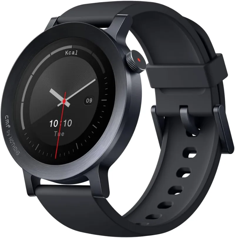 CMF BY NOTHING ▫️ Watch 3 Pro – Relógio inteligente com ecrã AMOLED de 1,43", 13 dias de autonomia, GPS de banda dupla, chamadas Bluetooth com IA, monitorização da frequência cardíaca e do sono – Cinza escuro