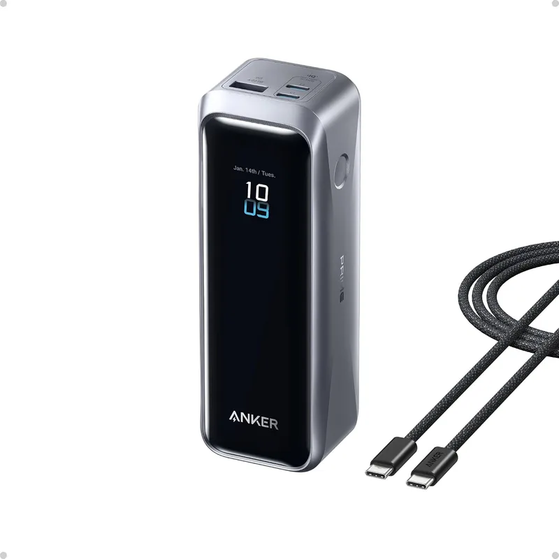 Anker ▫️ Power Bank Prime de 20 100 mAh, 220 W, 3 portas