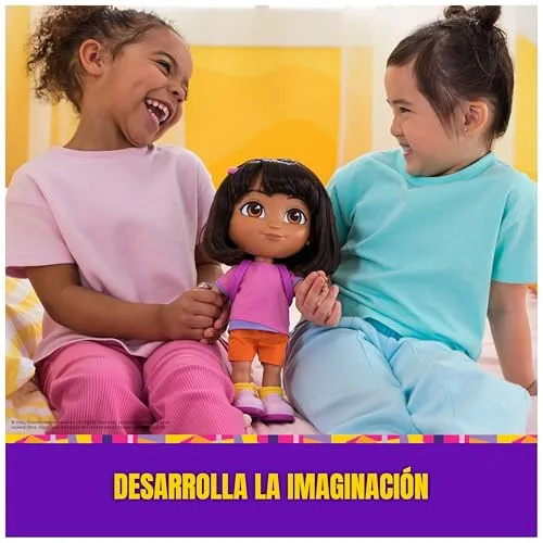 DORA ▫️ A EXPLORADORA - Boneca Canta e Explora: com canções, efeitos sonoros e frases bilingues + acessórios - 6073379 - Brinquedos para meninas a partir dos 3 anos - Presente para meninas a partir dos 3 anos - Jogos infantis 6