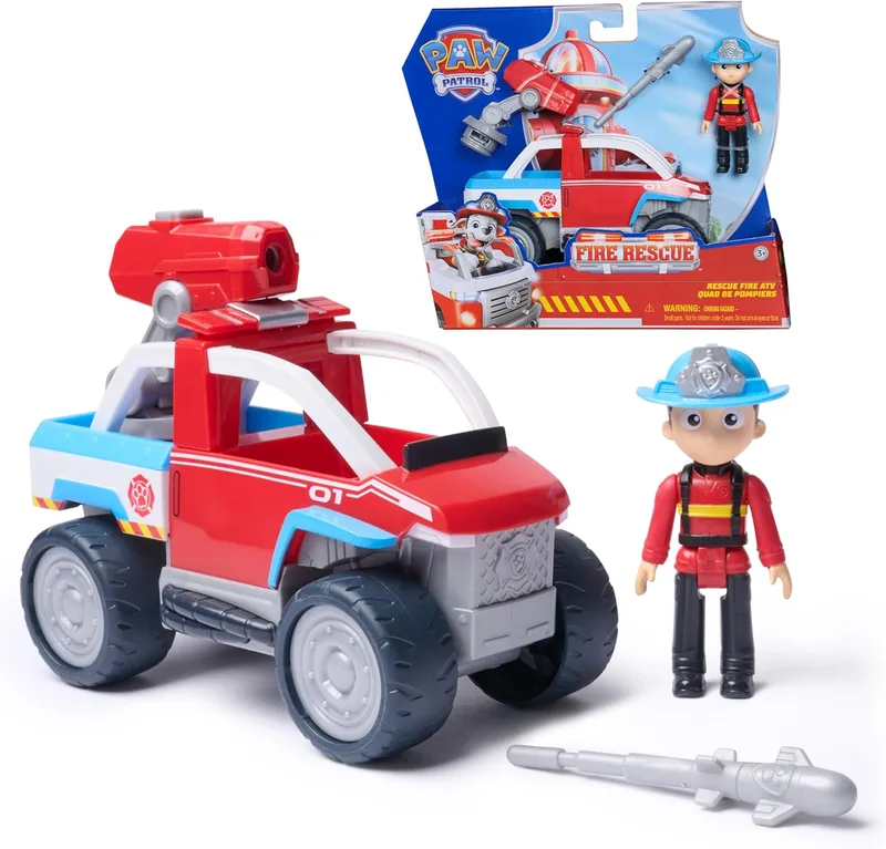Paw Patrol Paw Patrol - Rescue Quad Pack + Ryder Figura Articulada + Drone e Lançador - Paw Patrol Paw Patrol Toys - Menino 3 anos + - Brinquedos para Crianças 3 anos