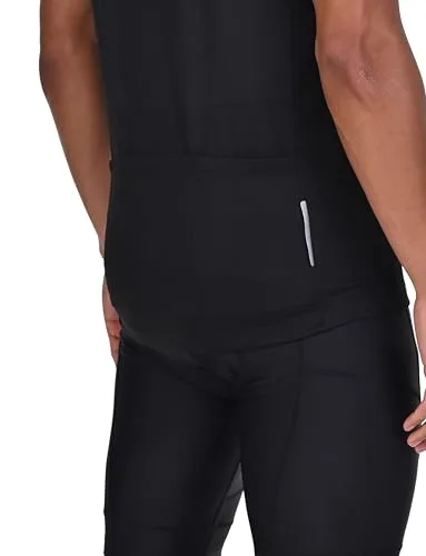 TCA ▫️ Camisola de ciclismo para homem - Manga curta e leve - Corte desportivo com 3 bolsos traseiros - Roupa de ciclismo para homem - Ultraleve e respirável 3