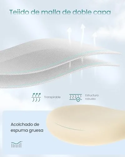 SONGMICS ▫️ Cadeira de escritório ergonómica altura ajustável, capacidade de 150 kg 5