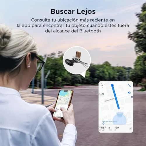 UGREEN ▫️ FineTrack Mini Tag SmartTag Localizador Bluetooth Compatível com iOS, Conjunto de 2 Unidades 4