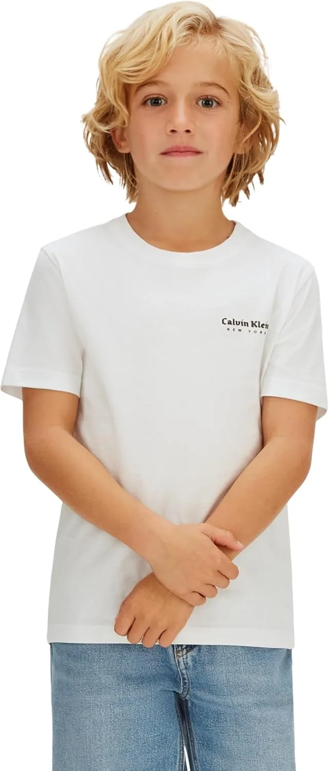 Calvin Klein ▫️ Minimal Logo S/S T-Shirt Ib0ib02608 T-Shirt S/S Kids