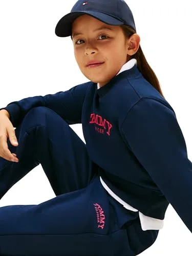 Tommy Hilfiger ▫️ Calças de treino Monotype Kg0kg08981 - Calças de desporto para meninas 4