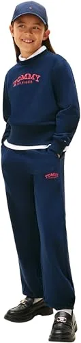 Tommy Hilfiger ▫️ Calças de treino Monotype Kg0kg08981 - Calças de desporto para meninas 5