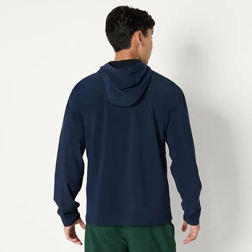 Amazon Essentials ▫️ Casaco tipo anorak desportivo, leve e elástico, com padrão de blocos de cor, para homem 3