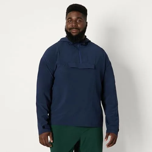 Amazon Essentials ▫️ Casaco tipo anorak desportivo, leve e elástico, com padrão de blocos de cor, para homem 6