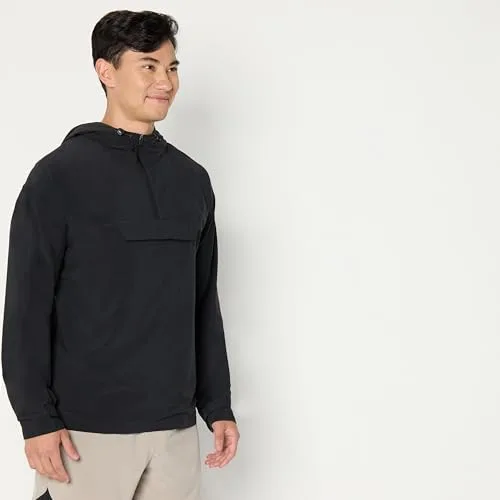 Amazon Essentials ▫️ Casaco Tipo Anorak Desportivo, Leve e Elástico, Tecido com Blocos de Cor - Homem 2