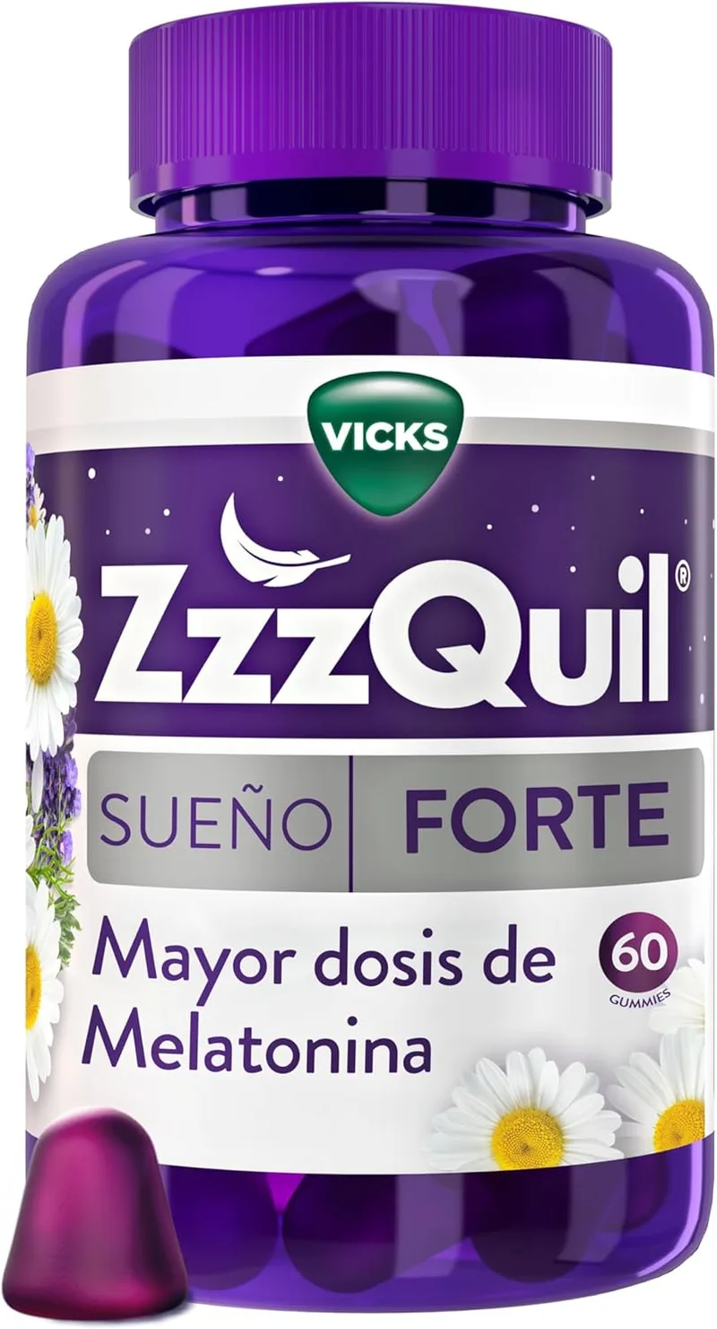 ZzzQuil ▫️ Sleep Forte, dose aumentada de Melatonina* gomas para dormir