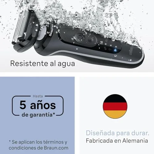 Braun ▫️ Series 6 Máquina de barbear elétrica para homem, 62-G1200SI, cinzenta 5