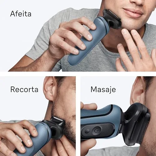 Braun ▫️ Series 5 Máquina de barbear elétrica para homem, 52-A1820SI, azul 5