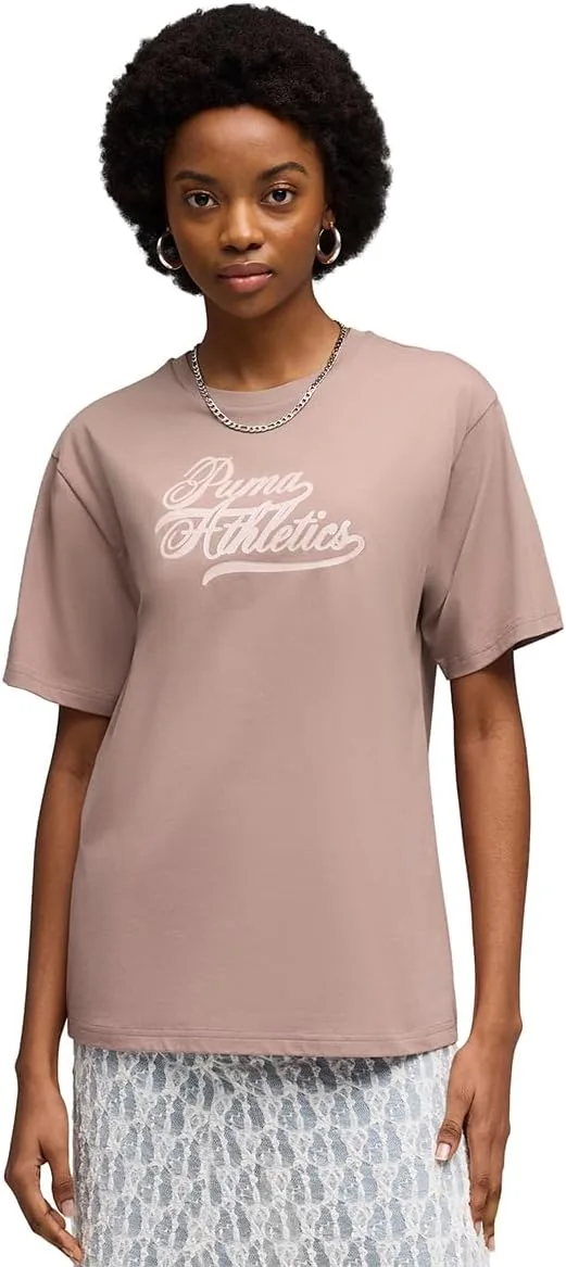 PUMA ▫️ Graphics Relaxed Varsity tee Camisolas para mulher