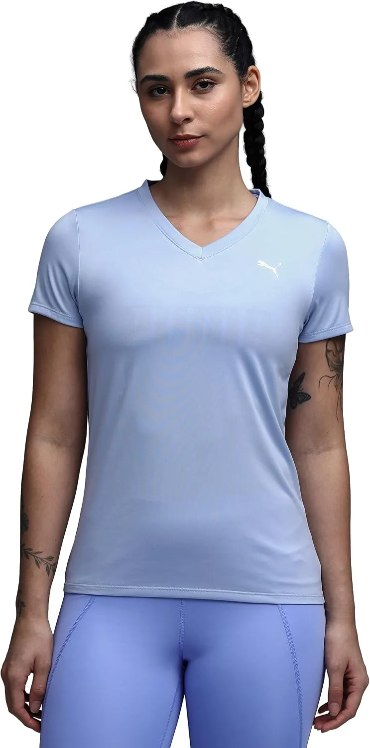 PUMA ▫️ Camiseta com Gola em V Train All Day Essentials para Mulher