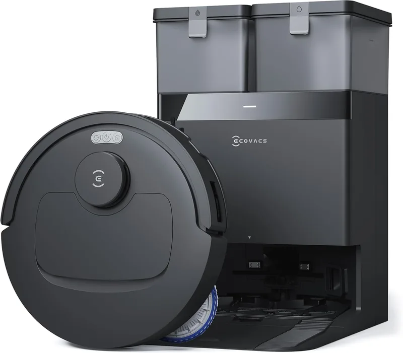 ECOVACS ▫️ DEEBOT T30C Omni Gen2, robô aspirador e esfregador, 25 000 Pa, ZeroTangle 3.0, TruEdge 2.0, TrueMapping 2.0, estação Omni tudo-em-um, sistema de autolimpeza automático, preto