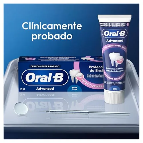Oral-B ▫️ Pasta de dentes Advanced Proteção das Gengivas, Embalagem Económica 4x75 ml 4