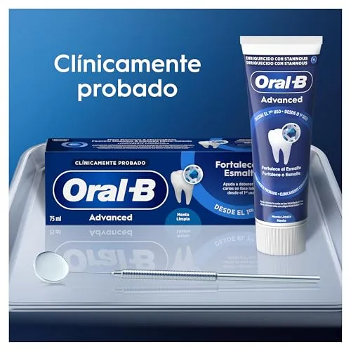 Oral-B ▫️ Pasta de dentes Advanced Fortalece o Esmalte, Embalagem de 4 x 75 ml 5